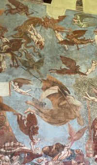 Fresken in/ Frescos en Campo Santo,Pisa